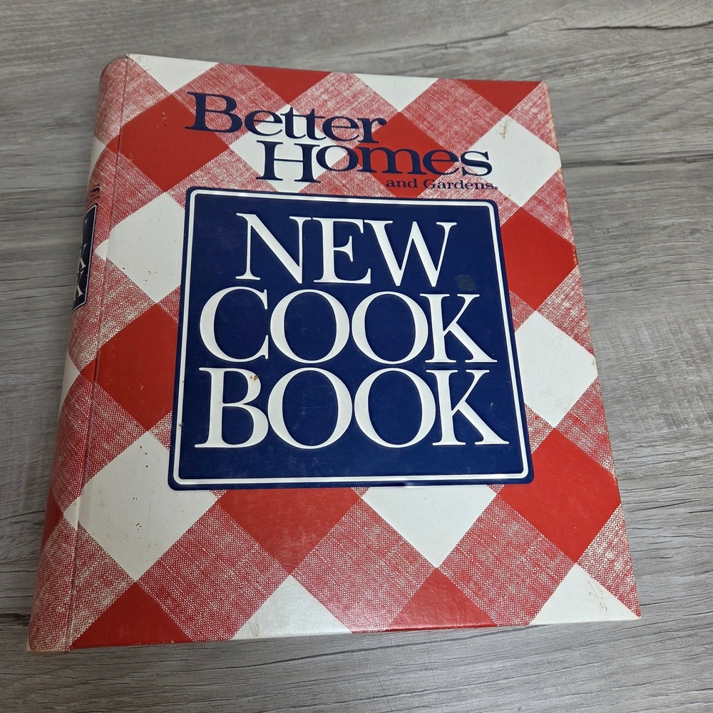 Better Homes & Gardens New Cook Book 1994 1st Edition Red Gingham Tabs Intact